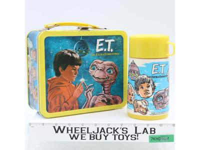 E.T. The Extra-Terrestrial Metal Lunch Box 1982 Aladdin Industries w/ THERMOS