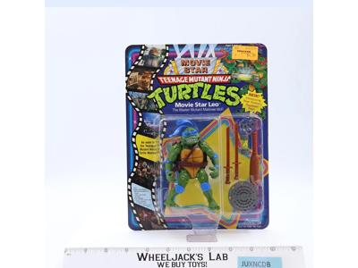 Movie Star Leo Teenage Mutant Ninja Turtles TMNT 1991 Playmates NEW MOSC SEALED