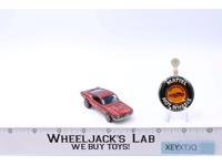 Custom Mustang #2 Red 1968 Redline Hot Wheels Mattel Vintage RL w/ Button