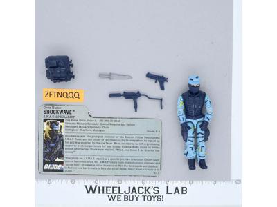 Shockwave V1 100% Complete G.I. Joe 1988 Hasbro Vintage Action Figure