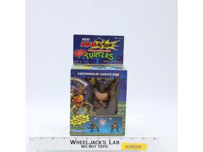 Cartwheelin' Karate Don Ninja Action TMNT 1993 Playmates Figure NEW MISB SEALED