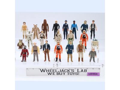 Lot of 22 (#3) Star Wars 1970s-1980s Kenner Vintage Action Figures