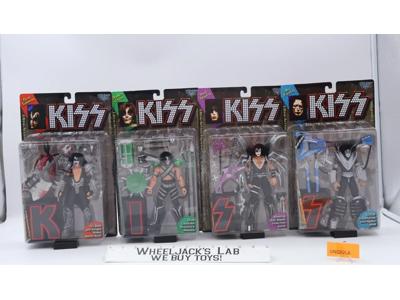 Lot of 4 KISS Ultra-Action 1997 McFarlane Toys Action Figures NEW SEALED