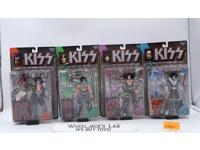 Lot of 4 KISS Ultra-Action 1997 McFarlane Toys Action Figures NEW SEALED