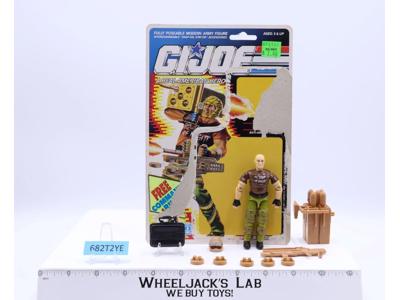 Salvo V1 100% Complete W/Cardback 1990 GI Joe Vintage Hasbro Action Figure