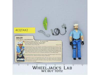 Shipwreck V1 100% Complete G.I. Joe 1985 Hasbro Vintage Action Figure