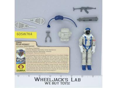 Snow Serpent V1 100% Complete G.I. Joe 1985 Hasbro Vintage Action Figure