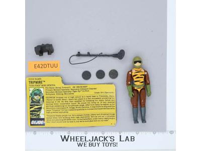 Tripwire V3 Tiger Force 100% Complete G.I. Joe 1988 Hasbro Vintage Action Figure