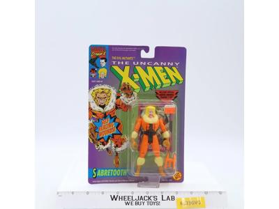 Sabretooth The Uncanny X-Men Marvel Dynam-X 1992 Toybiz MOSC