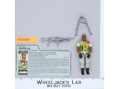 Road Block V2 100% Complete G.I. Joe 1986 Hasbro Vintage Action Figure