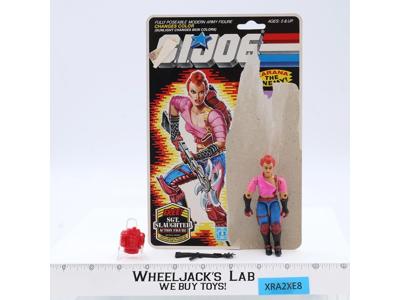 Zarana V1 100% Complete W/36 Cardback G.I. Joe 1986 Hasbro Vintage Figure