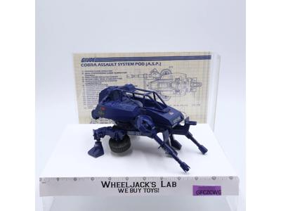 ASP 100% Complete 1984 G.I. Joe Hasbro Vintage Action Figure Vehicle