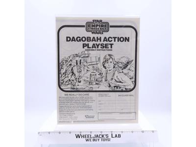 Dagobah Action Playset Instruction Manual 1981 Star Wars ESB Kenner Vintage