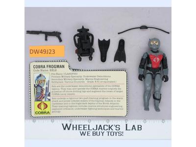 Eels V1 100% Complete G.I. Joe 1985 Hasbro Vintage Action Figure