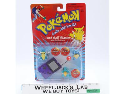 Pokemon Poke Ball Blaster with Battle Discs Blastoise Wartortle Squirtle MOSC