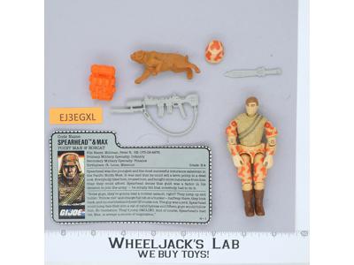 Spearhead & Max V1 100% Complete G.I. Joe 1988 Hasbro Vintage Action Figure