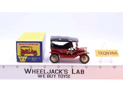 Y-1 1911 Model "T" Ford W Original Box Lesney Matchbox Models of YesterYear