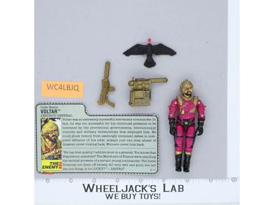 Voltar V1 100% Complete G.I. Joe 1988 Hasbro Vintage Action Figure