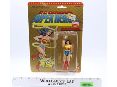 Wonder Woman W/Power Arm Super Heroes DC Comics 1989 NEW MOSC Vintage Toybiz