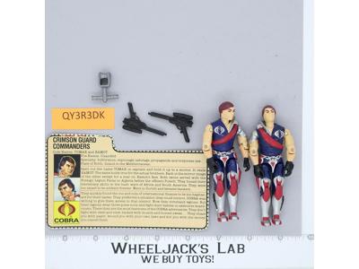 Tomax & Xamot V1 100% Complete G.I. Joe 1985 Hasbro Vintage Action Figure