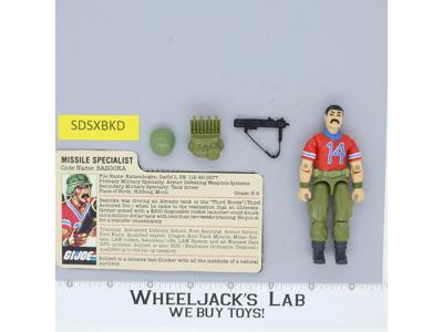 Bazooka V1 100% Complete G.I. Joe 1985 Hasbro Vintage Action Figure