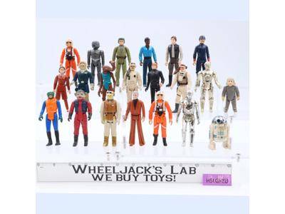 Lot of 21 (#6) Star Wars 1970s-1980s Kenner Vintage Action Figures