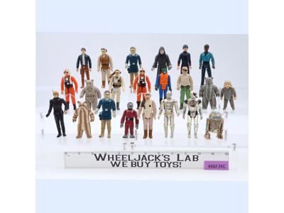 Lot of 22 (#4) Star Wars 1970s-1980s Kenner Vintage Action Figures