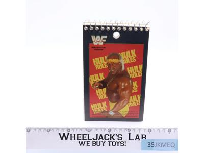 Hulk Hogan Hulk Rules 3x5 Notebook WWF Wrestling 1990 Titan Sports Vintage