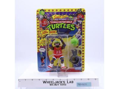 Slam Dunkin' Don Teenage Mutant Ninja Turtle Sewer Sports TMNT MOSC UNPUNCHED