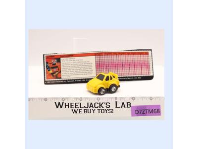 Cliffjumper CIRCLE STAMP YELLOW 100% Complete Vintage 1984 G1 Transformers