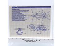Tomahawk 1986 ORIGINAL Instructions / Blueprints G.I. Joe Hasbro Action Figure