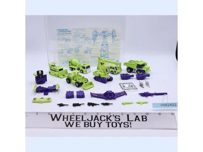Devastator 100% Complete Vintage 1985 G1 Transformers Hasbro Action Figure
