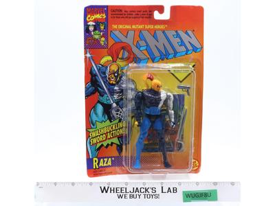 Raza Swashbuckling Sword Action X-Men Marvel Comics 1994 Toy Biz NEW MOSC Figure