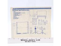 Bivouac Battlestation 1984 ORIGINAL Instructions Blueprints G.I. Joe Hasbro