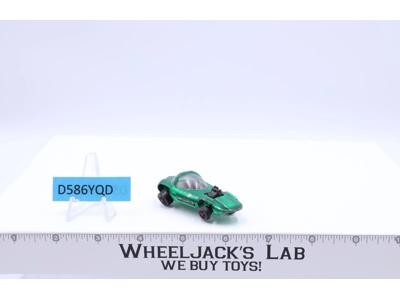Silhouette Green black side pipes1968 Redline Hot Wheels Mattel Vintage RL