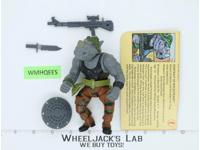 Rocksteady HARD HEAD 100% Complete Teenage Mutant Ninja Turtles 1988 Playmates
