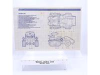Snow Cat 1985 ORIGINAL Instructions Blueprints G.I. Joe Hasbro Action Figure