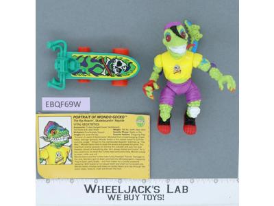 Mondo Gecko 100% Complete Teenage Mutant Ninja Turtles TMNT Playmates 1990
