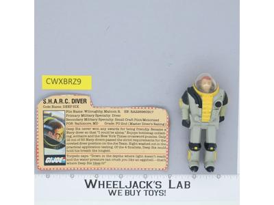 Deep Six V1 G.I. Joe 1984 Hasbro Vintage Action Figure