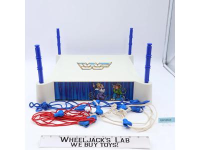 Sling EM Fling EM Wrestling Ring 100% Complete WWF LJN Wrestling Vintage