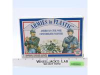 #5411 American Civil War Confederate Infantry Armies in Plastic Toy Soldiers NEW