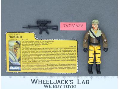 Frostbite V2 Tiger Force 100% Complete 1988 G.I. Joe Hasbro Vintage Figure