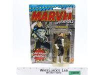 The Punisher Cap Firing Weapons Marvel Comics Super Heroes 1990 Toybiz NEW MOSC