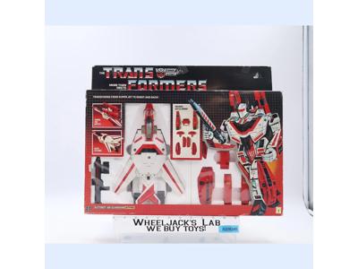 Jetfire 100% Complete W/ Box & Insert 1985 G1 Transformers Vintage Action Figure