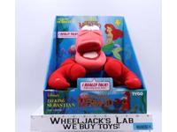 Talking Sebastian Pull-String Plush The Little Mermaid Disney 1990 Tyco NEW MISB
