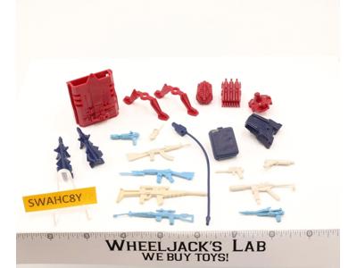 Lot Battle Gear Accessory 4 Set 8 1986 Weapons G.I. Joe Vintage