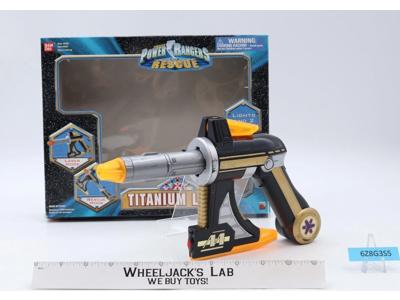 Titanium Laser Power Rangers Lightspeed Rescue 1999 Bandai Saban #4437 WORKS
