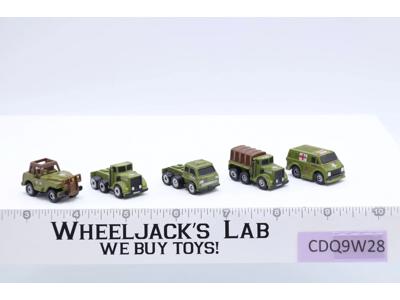 Lot of 5 Military/Army Vehicles 1988-89 Vintage Galoob Micro Machines