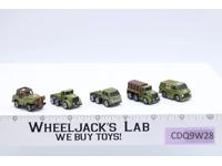 Lot of 5 Military/Army Vehicles 1988-89 Vintage Galoob Micro Machines