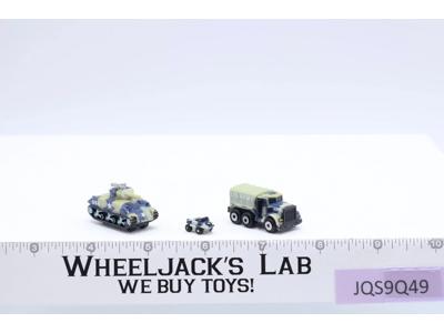 Lot of 3 Military/Army Vehicles 1988-89 Vintage Galoob Micro Machines